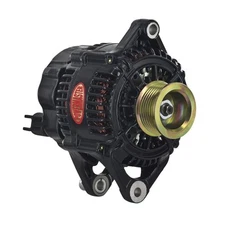 Powermaster Alternator 58251; 200 Amp Black 4G for Ford