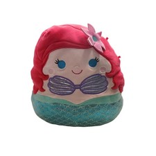 Squishmallow Disney Princess Ariel Soft Plush The Little Mermaid 12"