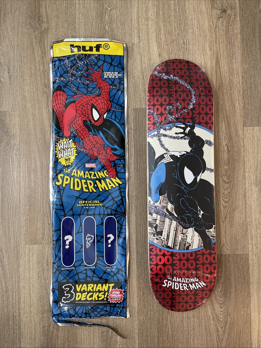 HUF x Spiderman Issue 300 Blind Bag Skateboard Deck Marvel Comics