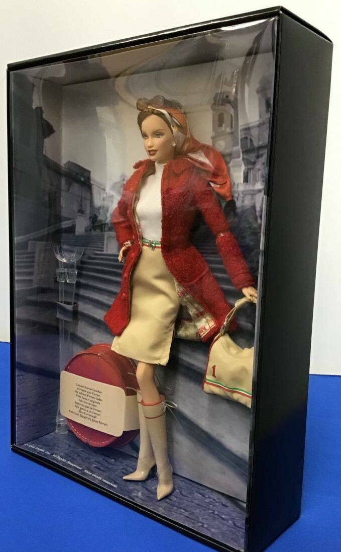Mattel FERRARI Barbie Collector's Edition Doll GOLD LABEL Mattel FERRARI Barbie Collector's Edition Doll GOLD LABEL
