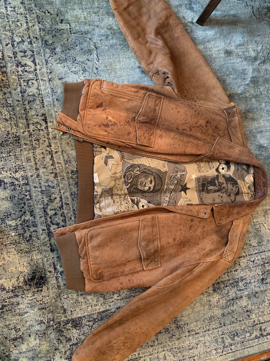 J Walden Vintage Leather Jacket Distressed | eBay