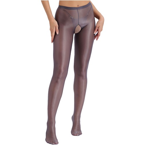 Womens Pantyhose Open Butt Bodystocking Comfortable Tights High Waist Lingerie - Imagen 58 de 74