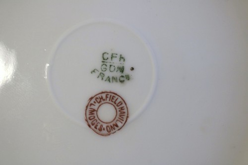 CHARLES FIELD HAVILAND CH SCHLEIGER 1300-2 LIMOGES FRANCE 7 1/2" Soup Bowl - Picture 4 of 4
