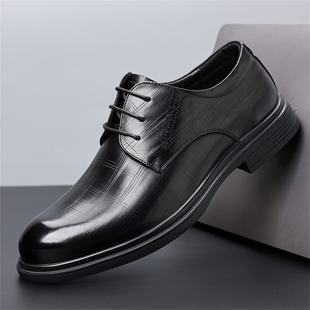 SAOLA Scarpe Oxford uomo classiche stringate business abito da sposa scarpe derby