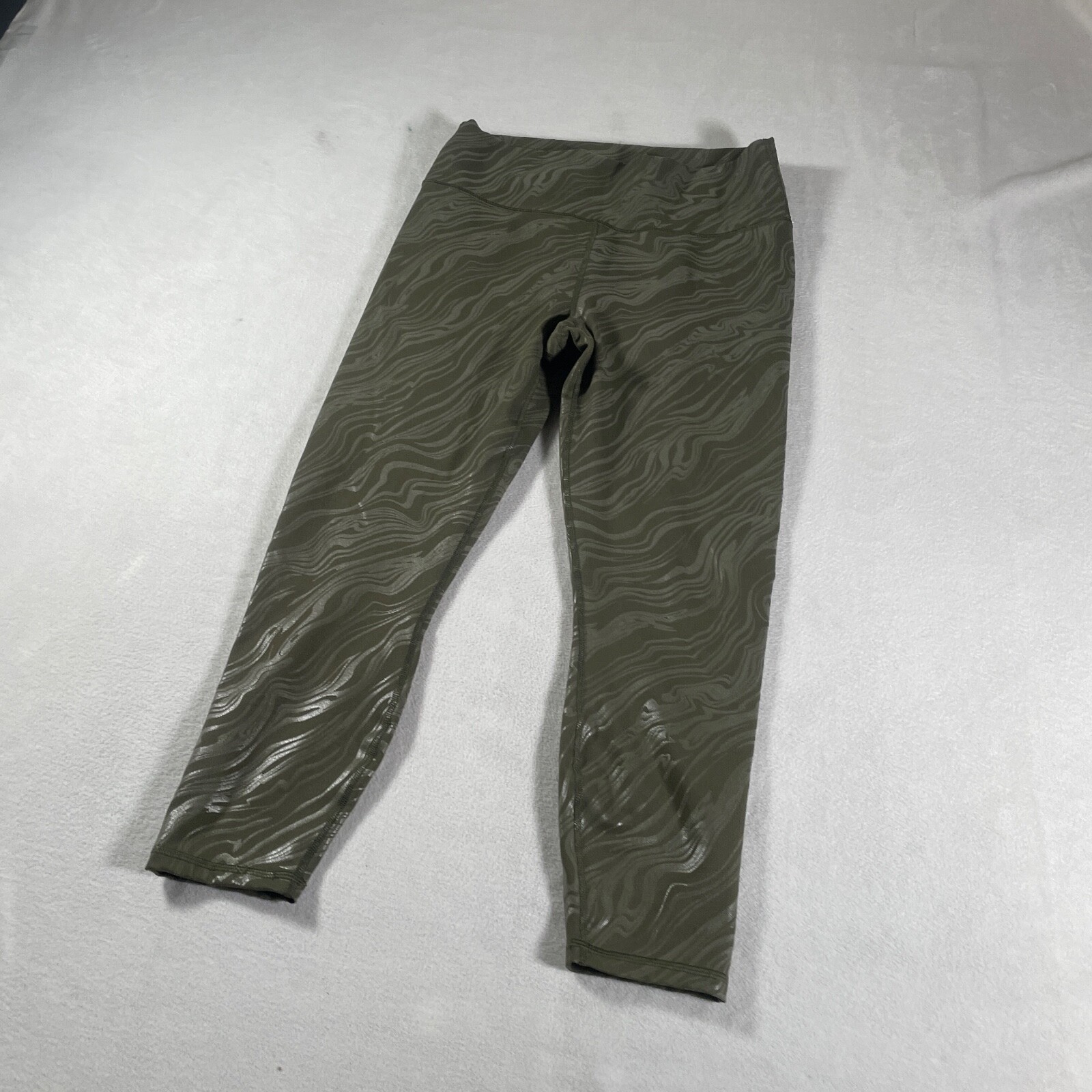 Fabletics Legging Pants Medium Green Elastic Wais… - image 2