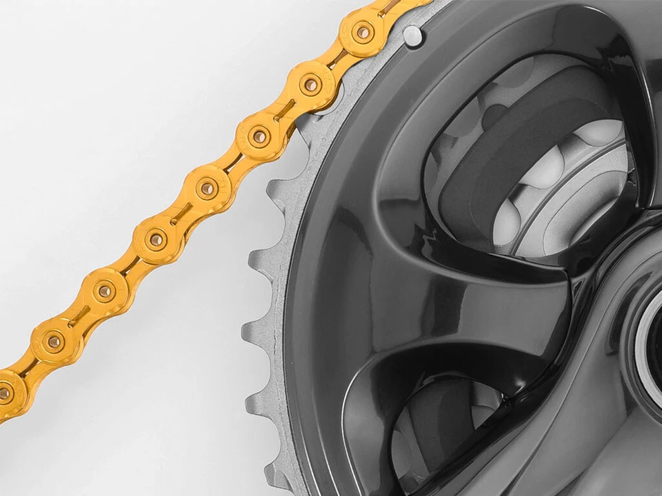 KMC 9 Speed Chain X9SL Ti-N Gold 116L Super Light MTB Bicycle Road E-Bike Chains - Image 4 of 4