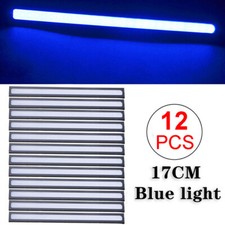 12PACK 12V LED Car Interior Blue Strip Lights Bar Lamp Car Van Boat Home NEW