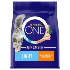 Purina ONE Light Adult Dry Cat Food (Chicken & Wheat) 750g, 2.8Kg