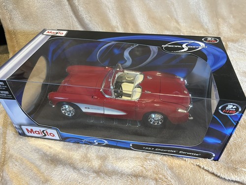 Maisto 1957 Special Edition - Chevy Corvette Convertible Bronze 1:18 Diecast Car - Picture 10 of 10