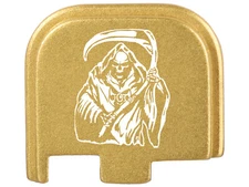 for Glock 43, 43X, 48 Slide Cover Rear Plate Anodized Aluminum, USA Made