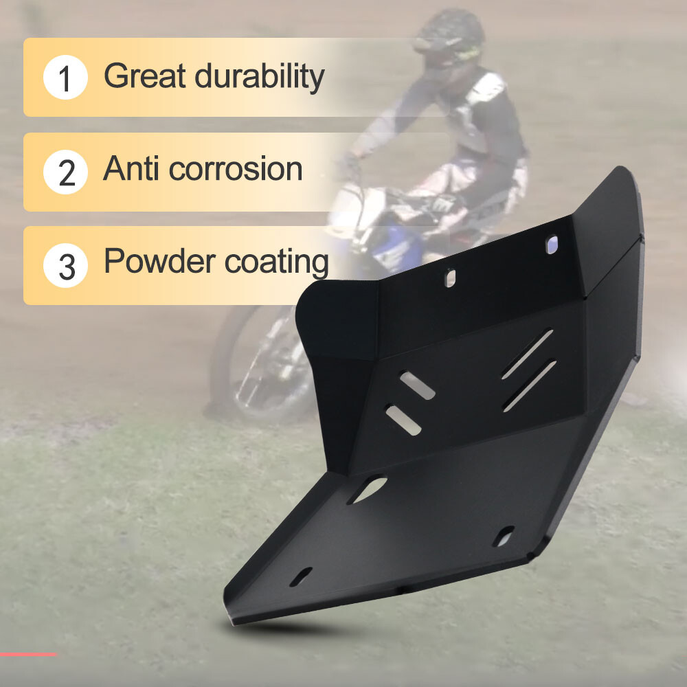Plaque De Protection (skid Plate) En Aluminium Pour Yamaha TT-R230 2002-2025 - Neuf