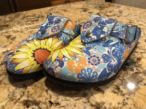 birkenstock clog with backstrap