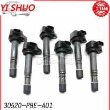 6pcs Ignition Coil 30520-P8E-A01 For Honda Odyssey Accord Pilot Acura CL 6P MDX