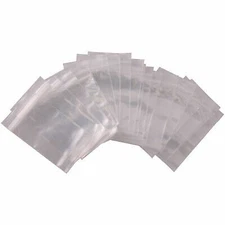 100 Pack of 2 Inch x 3 Inch Clear Reclosable Poly Bags - 2 MIL zip lock bag