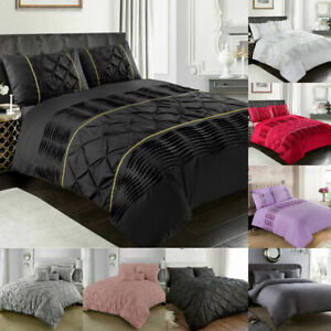 Luxury Duvet Cover Set Double Super King Size Bedding Quilt Bed