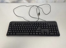 iMicro 104-Key Wired USB English Keyboard Black KB-US0803 - 6 Foot Cord Open Box