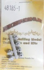 Precision Scale HOA #48185.1 Fittings, Steam, Small, 2 Angle, 4 Straight(Plastic