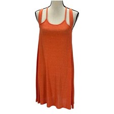 Bench Sleeveless Halter Neck Performance Midi Dress - Orange - size Small