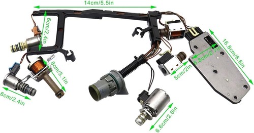 FZJDSD 4L60E 4L65E Transmission Master Solenoid Kit Compatible with Chevy Cadill - Picture 5 of 7