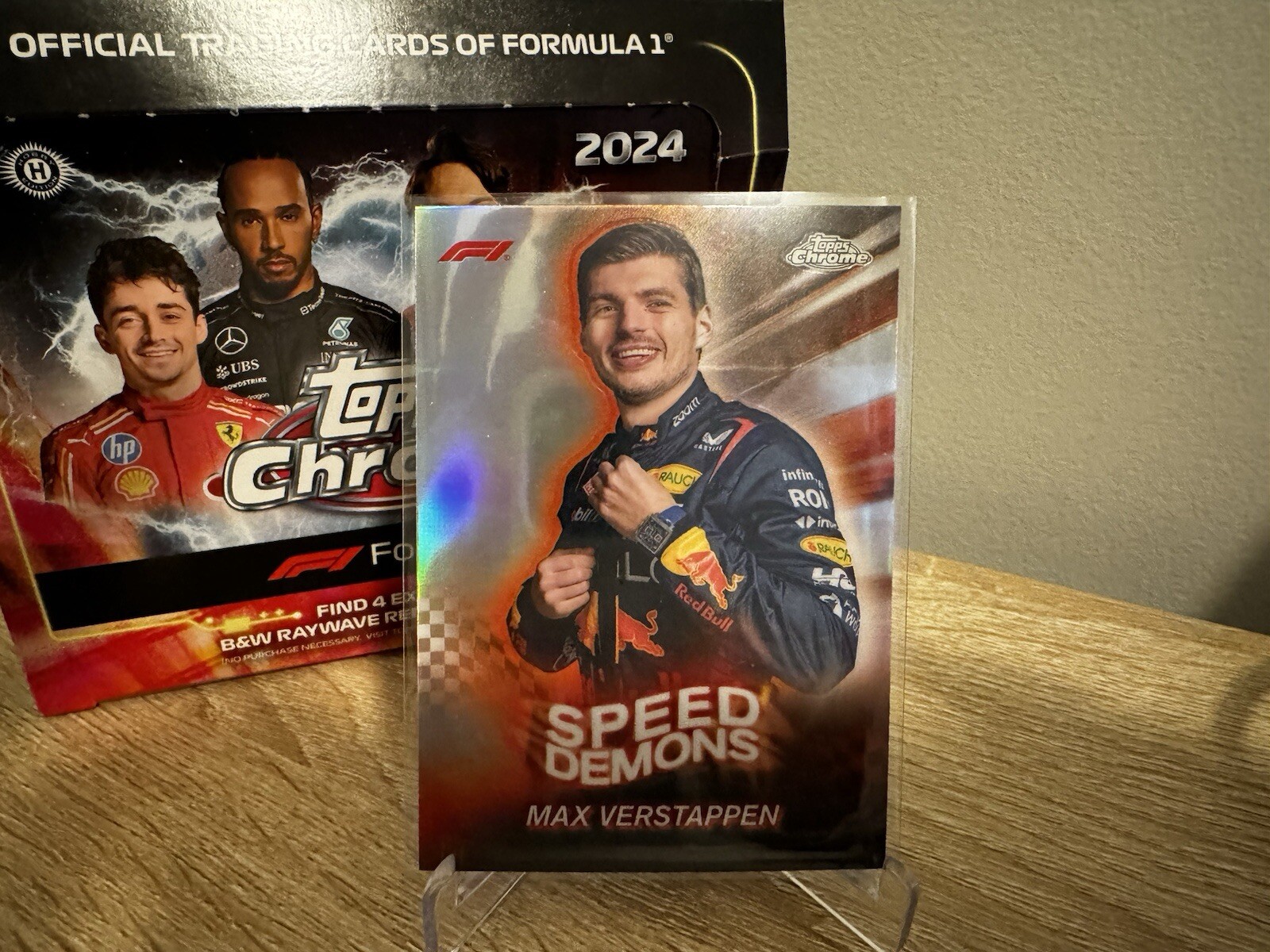 Max Verstappen 2024 Topps Formula 1 F1 Chrome Speed Demons #SD-1