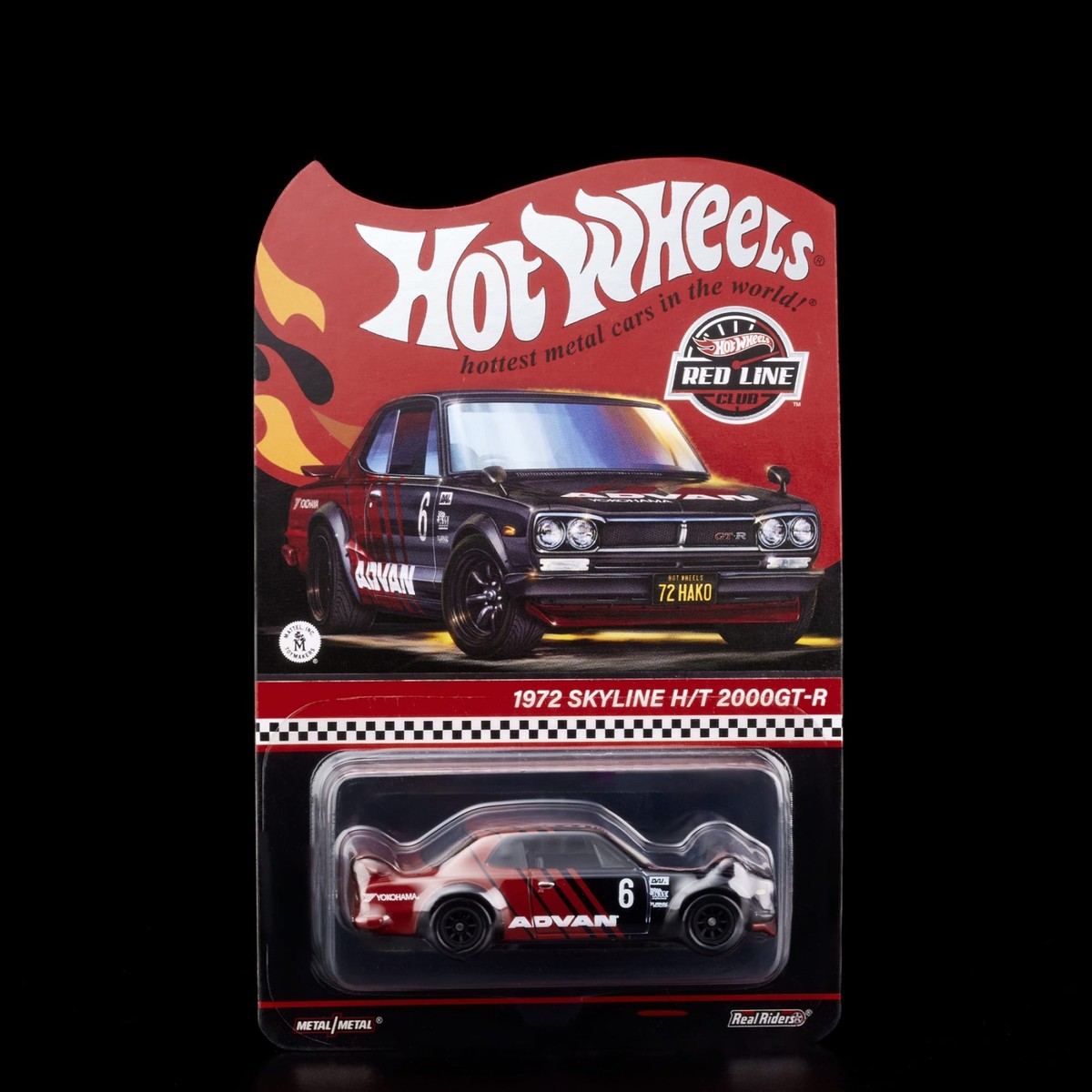 2024 Hot Wheels RLC Red Line Club '72 Nissan Skyline H/T 2000GT-R