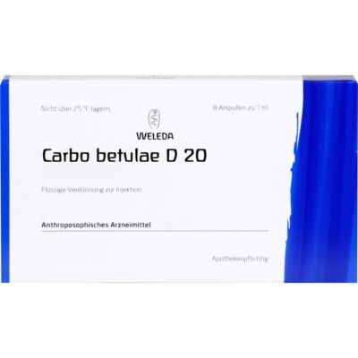 CARBO BETULAE D 20 Ampullen 8 ml PZN01620124