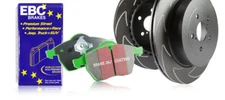 EBC Rear Blade Sport Disc & Greenstuff Pads for VW Golf Mk6 1.2 Turbo 85HP 09>13