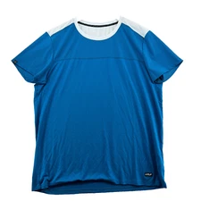 TLF Take Life Further Men's Size XL Solid Blue Athletic Crew-Neck T-Shirt
