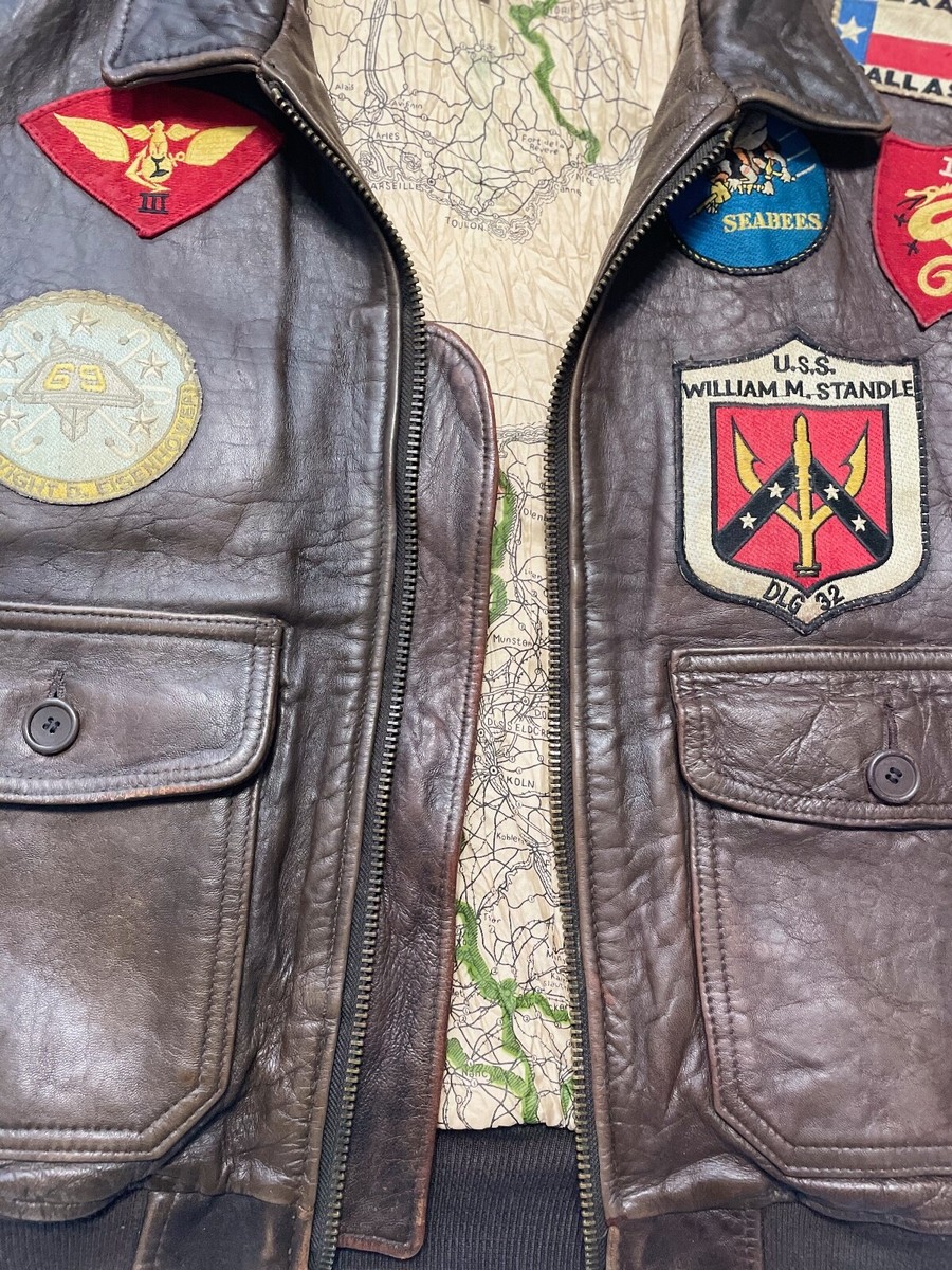 AVIREX G-1 | Brown Leather Flight Bomber Jacket | Top Gun AVIREX G-1 | Brown Leather Flight Bomber Jacket | Top Gun