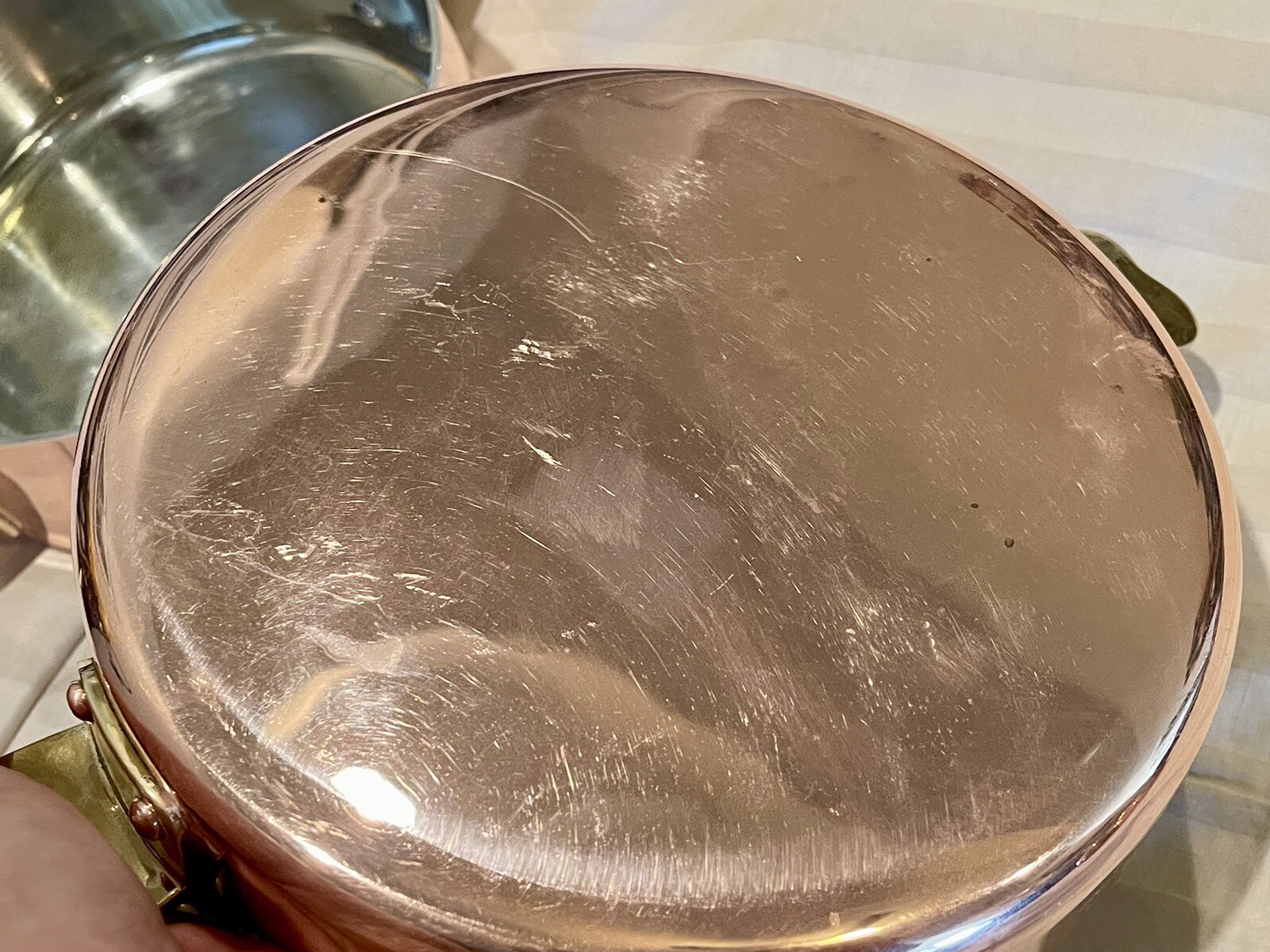 Vintage MADE IN FRANCE Copper Pommes Anna Casserole Pan eBay