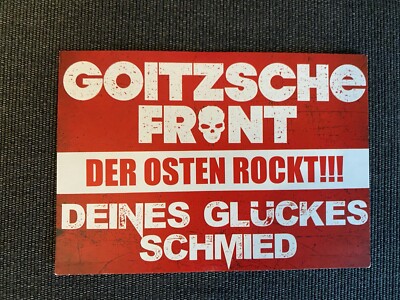 5 Stück Goitzsche Front Aufkleber Der Osten Rockt Deines Glückes Schmied Ostgold