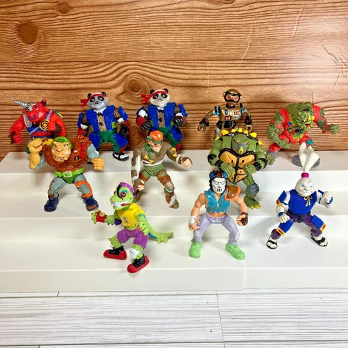 TMNT Teenage Mutant Ninja Turtles Villains Figures Lot Of 11 Vintage