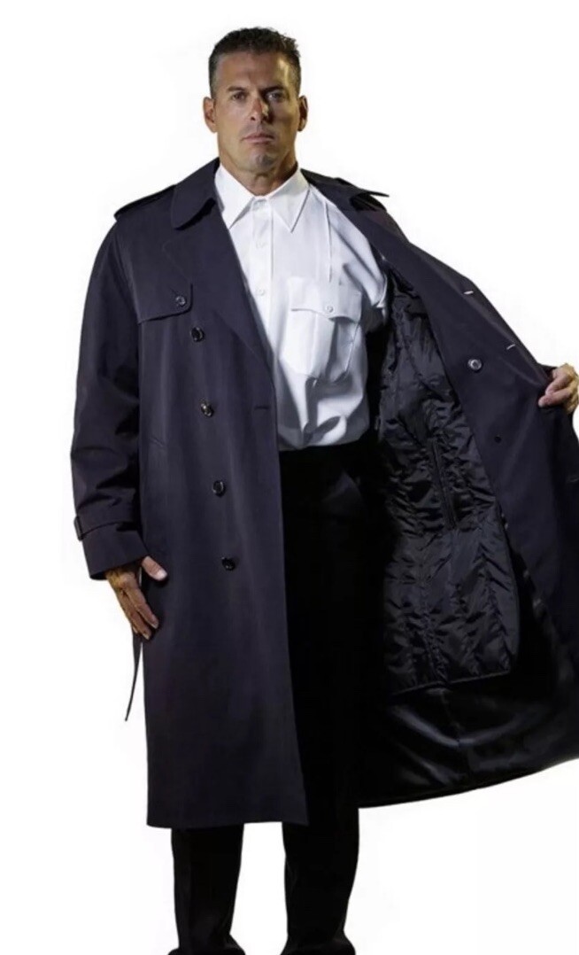 Military All Weather UNIFORM Trench Coat w Liner Mens 42 S 42S