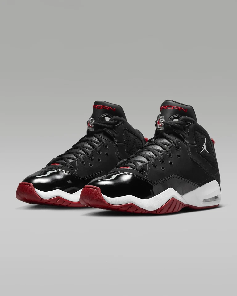 Nike Air Jordan B'Loyal Bred Playoff Black Gym Red White 315317-026 Men's NBY - Image 2 of 4