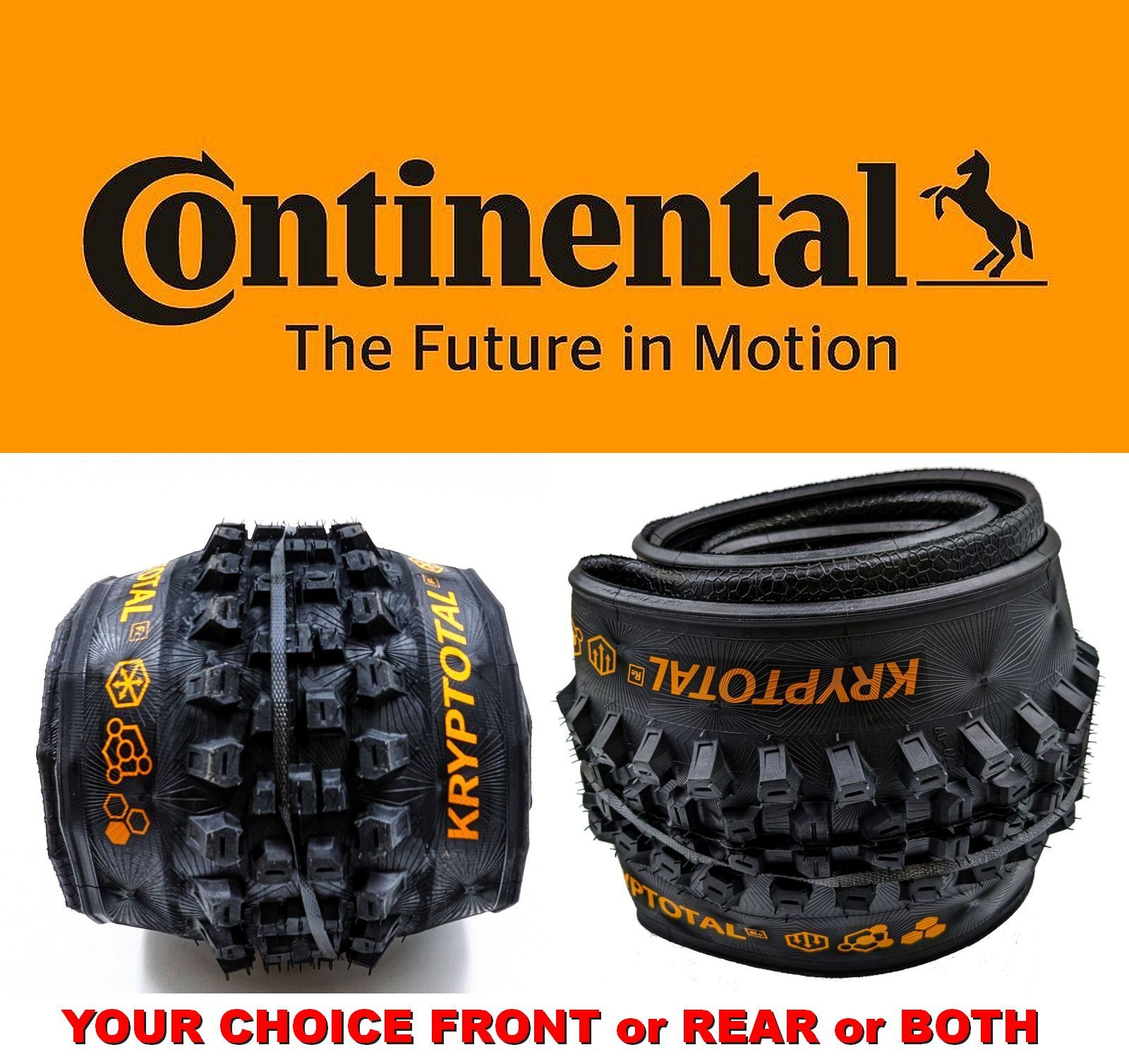 Continental Kryptotal Trail Endurance 27.5x2.4 TR Fold Tire Frnt