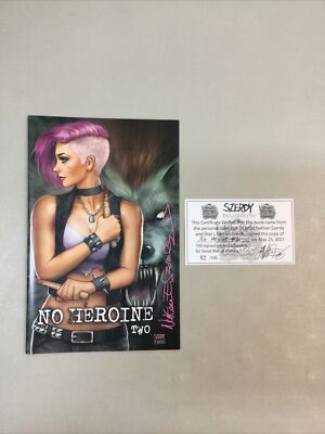 No Heroine 2 Two Source Point Press Comics 2020 Signed Nathan Szerdy COA (NH06)
