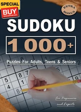 1020 Sudoku Puzzles for Adults: Sudoku Puzzle Book for Adults. Easy to Hard with