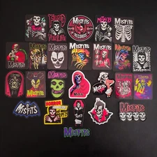 The Misfits Vinyl Stickers Horror Punk Rock Music Band Fiend Club For Life Skull