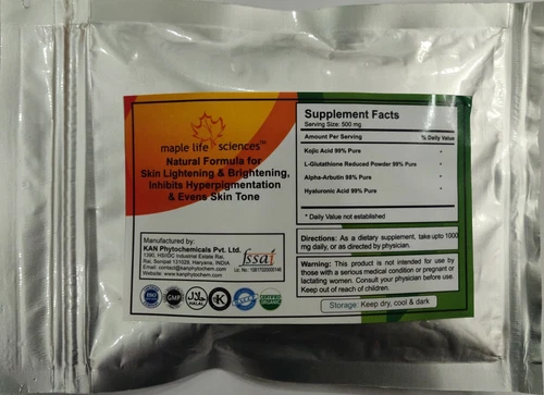 Kojic Acid  L-Glutathione Reduced  Alpha Arbutin   pure  & High Quality