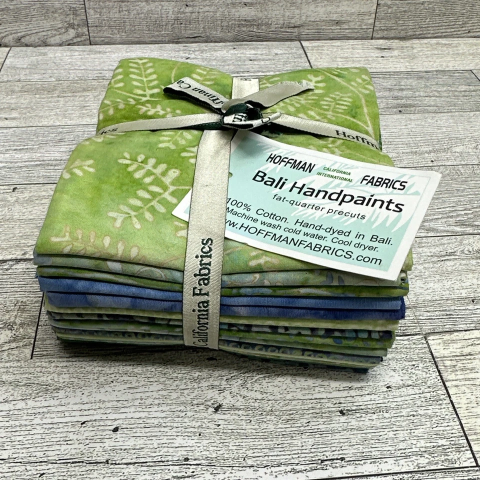Hoffman Fabrics Bali Hand paints 100% Cotton Fat Quarter Bundle 14 Ceylon New - Image 2 of 4
