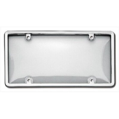 Custom Accessories 90071 ~ Combos Chrome/ Bubble Unbreakable License Plate Frame