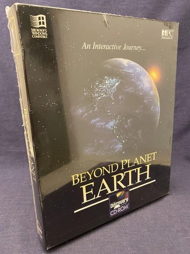 BEYOND PLANET EARTH 1994 SEALED Big Box Computer Program Space Exploration PC