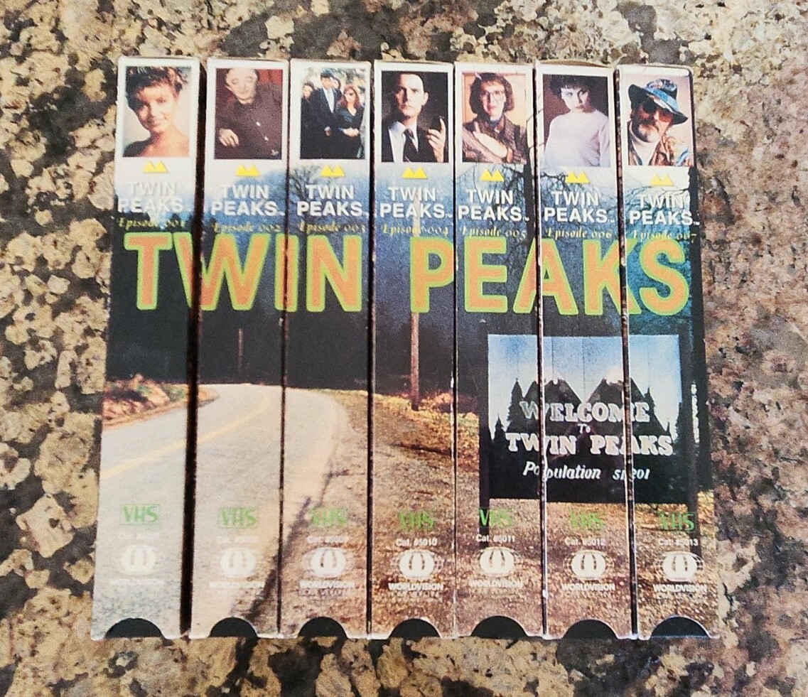Twin Peaks VHS Box Set 1990 Season One Episode 1-7 Complete