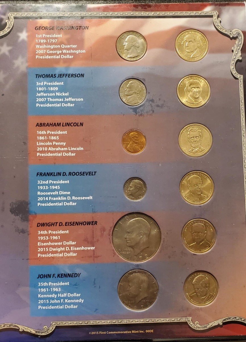 First Commemorative Mint Ultimate Presidential Collection w/COA | eBay