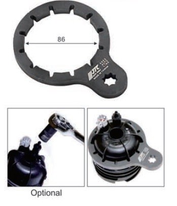 LLAVE FILTRO COMBUSTIBLE DIÉSEL JTC HINO (EURO 5), JTC Herramientas #4403 - Imagen 3 de 3