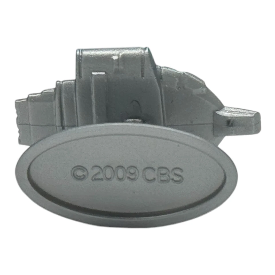 Scene It Star Trek Mover Token Pawn 3 of 4 Replacement Silver Plastic Ship - Image 3 of 3