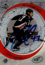 Chris Thorburn - Signed 2005-06 Upper Deck Ice Premieres /2999 Rookie Card #222