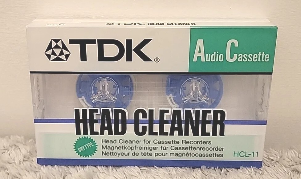 TDK Head Cleaner for Audio Cassette Recorders Dry Type Tape HCL 11aes