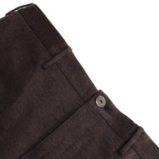Incotex NWT Chinos / Casual Jersey Pants Size 48 32 US Brown Cotton Blend
