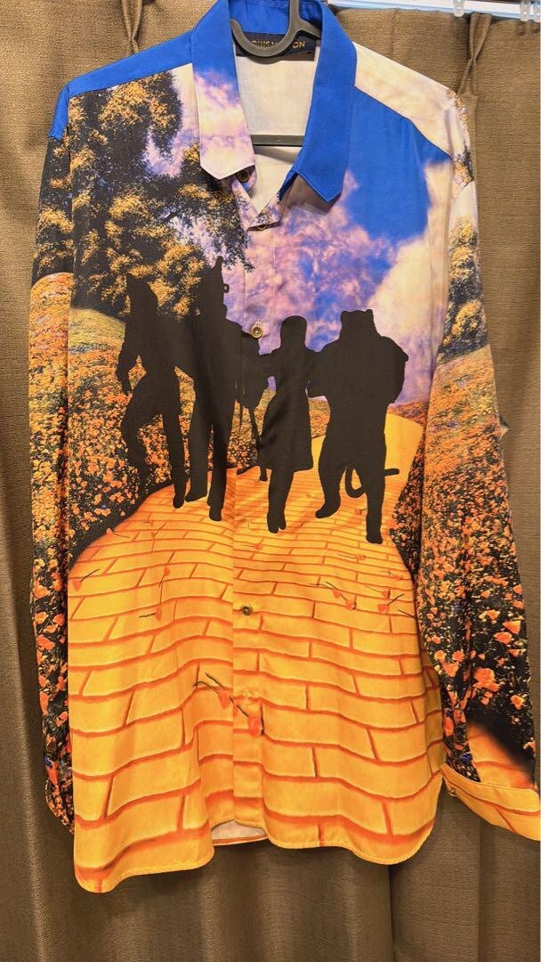 Louis Vuitton 19SS Silk Shirt RM191 Men M Multicolor Wizard of Oz